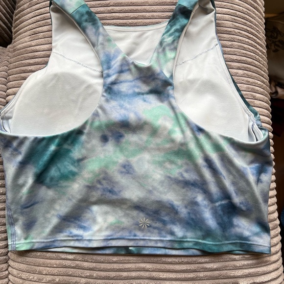 Athleta Conscious Crop Size Small, Blue Tie Dye - Picture 5 of 10